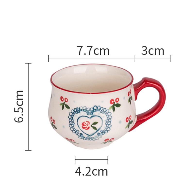 220ml Cherry Belly Mug