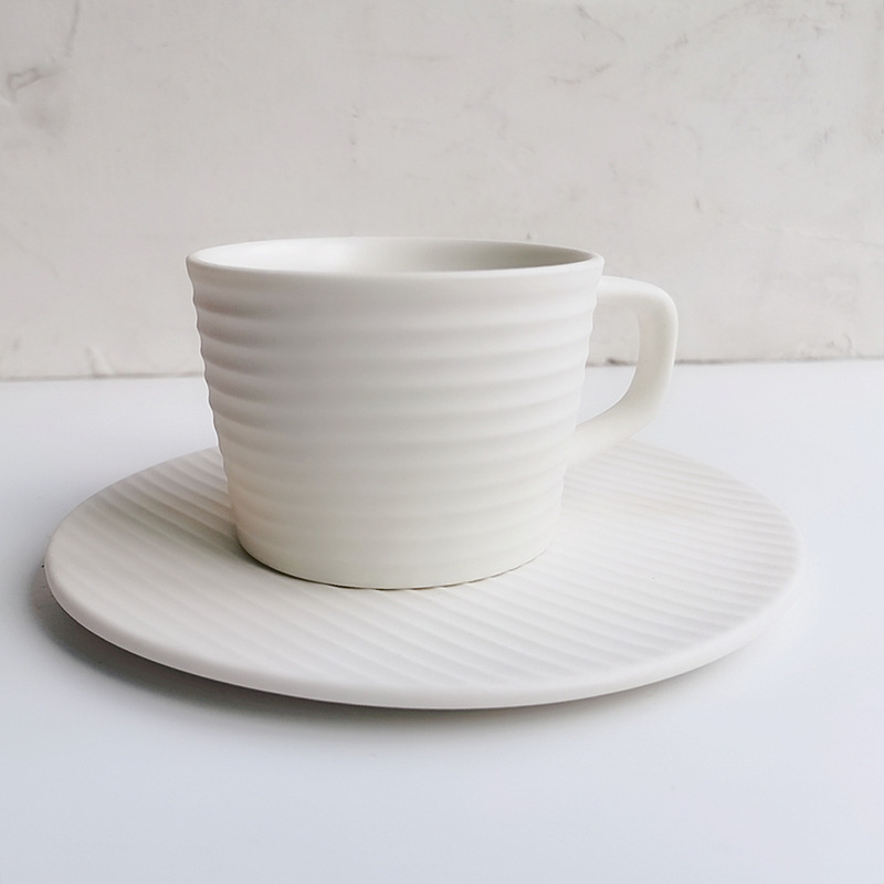 220ml white cup and saucer