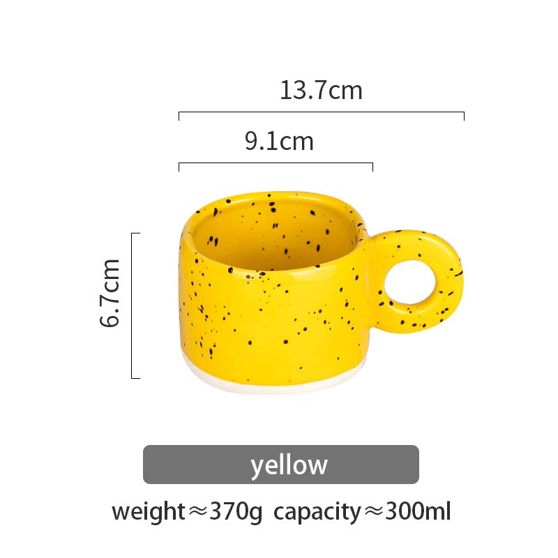 300ml yellow mug