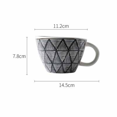 330ml Cup & Saucer-P