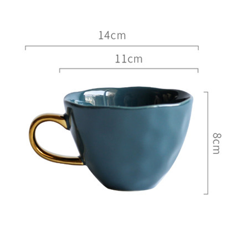 350ml blue mug