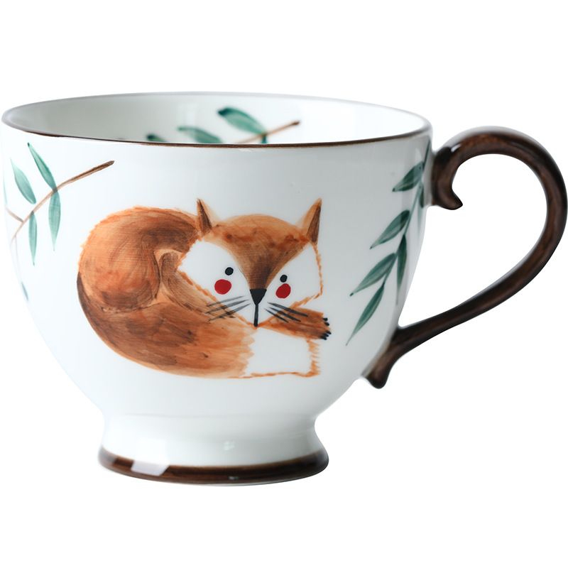 400ml Brown Fox Mug