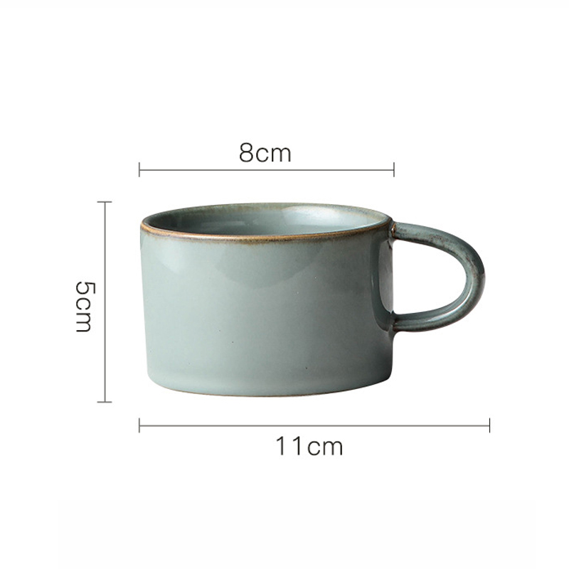 150ml gray cup and saucer