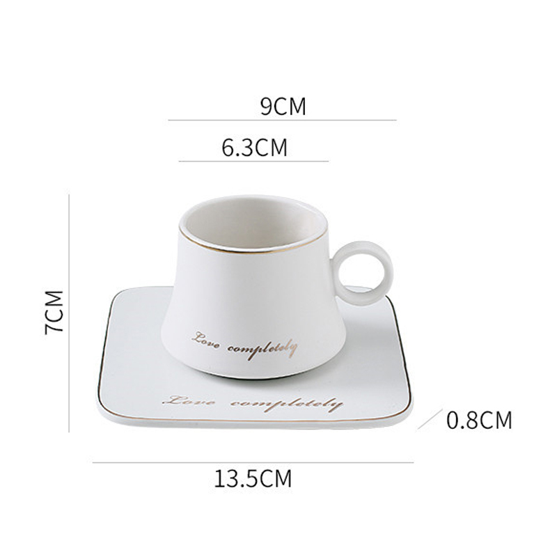200ml white cup and saucer