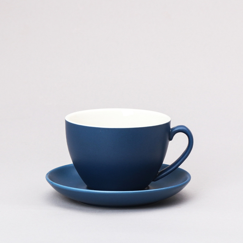 220ml blue cup and saucer