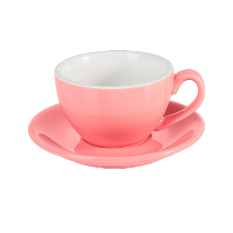 220ml bright pink cups and saucers