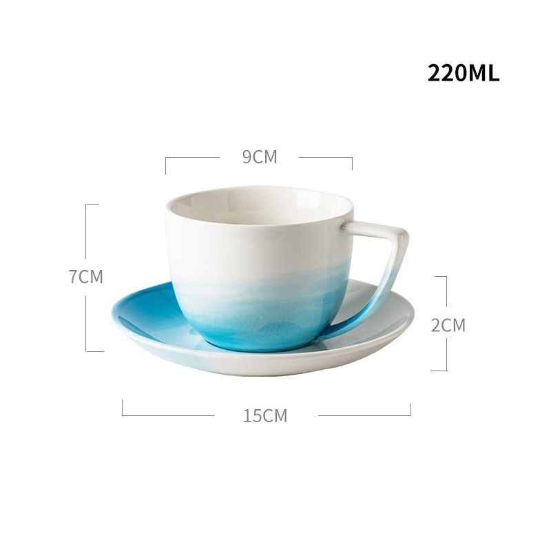 220ml cup and dish