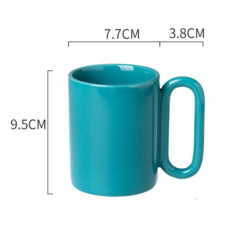 300ml blue mug