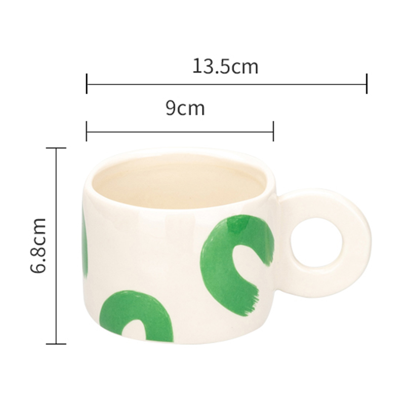 300ml green mug