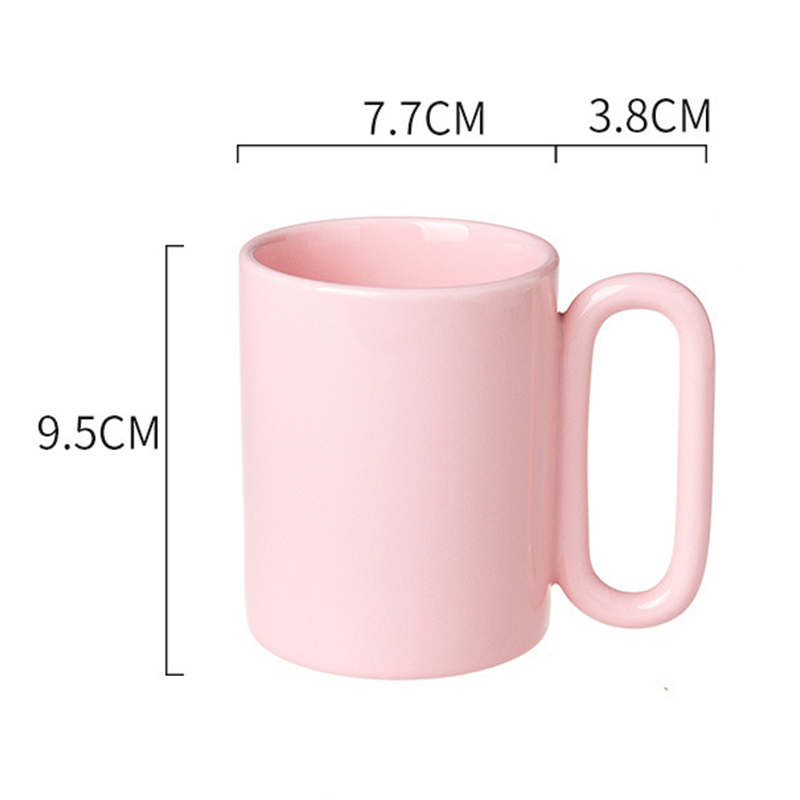 300ml pink mug