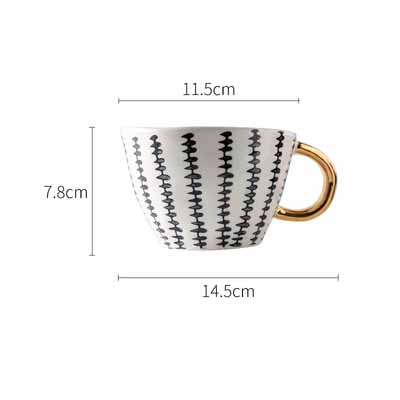 330ml Cup & Saucer-E