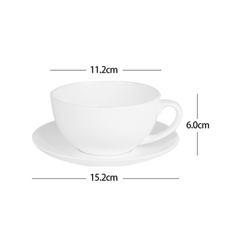 350ml cup and saucer