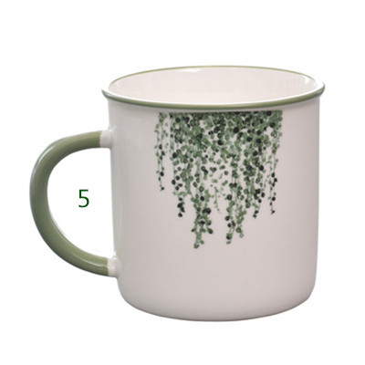 350ml green mug-E