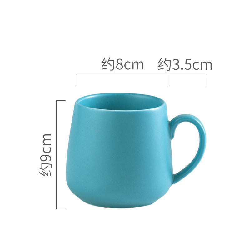 380ml blue mug