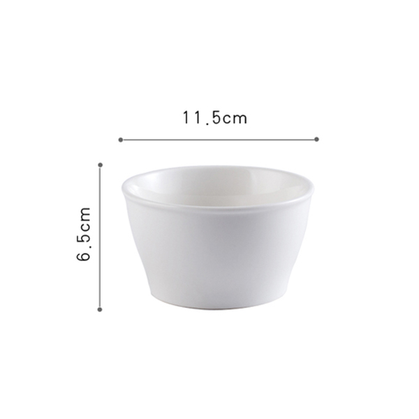 4.5 inch white korean bowl