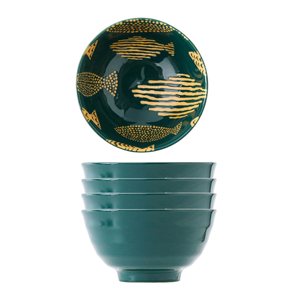 4.5inch green bowl-A
