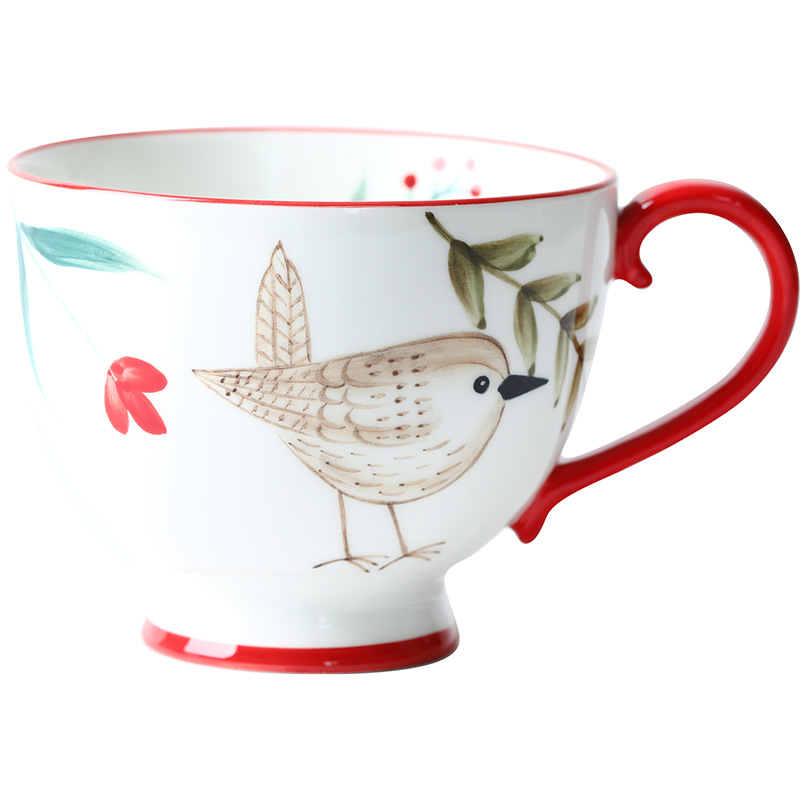 400ml Red Bird Mug