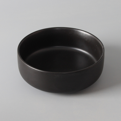 6 inch black bowl