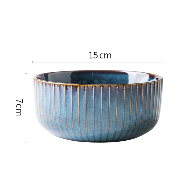 6 inch blue bowl