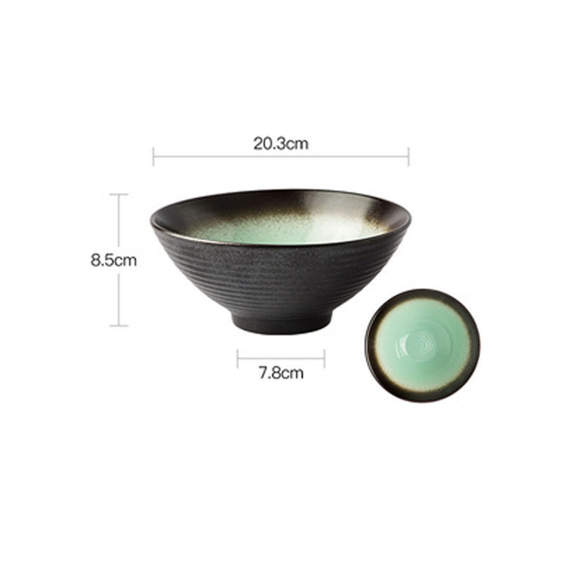 8 inch green noodle bowl