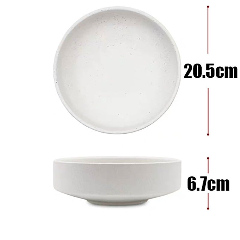 8 inch white bowl