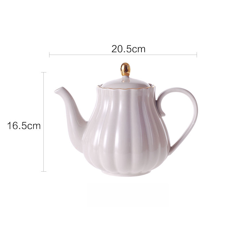 800ml khaki teapot