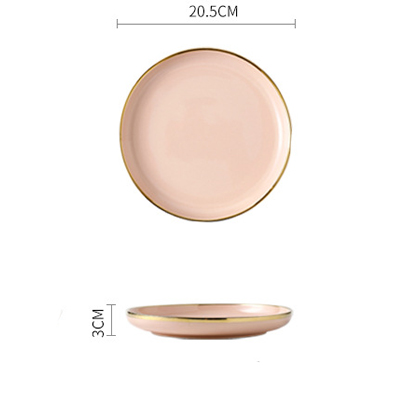 Pink 8 Inch Plate_14