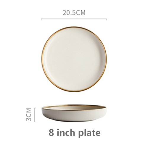 White 8-inch plate_9